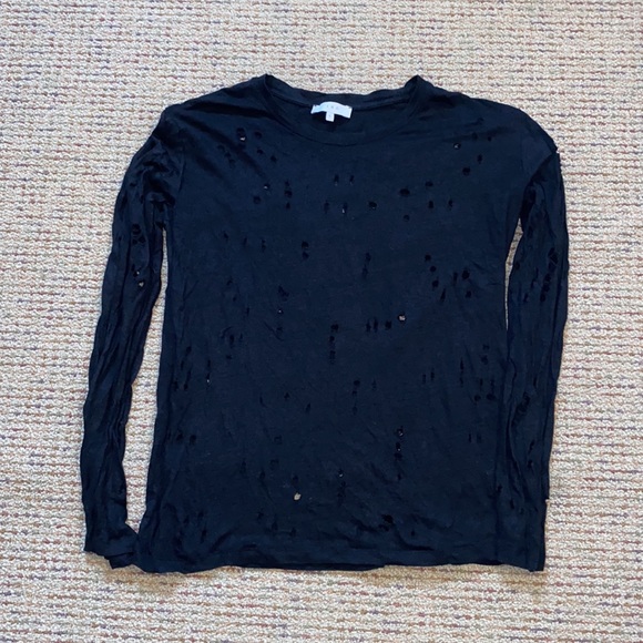 Iro Black Marvina Tee size L - Picture 9 of 12
